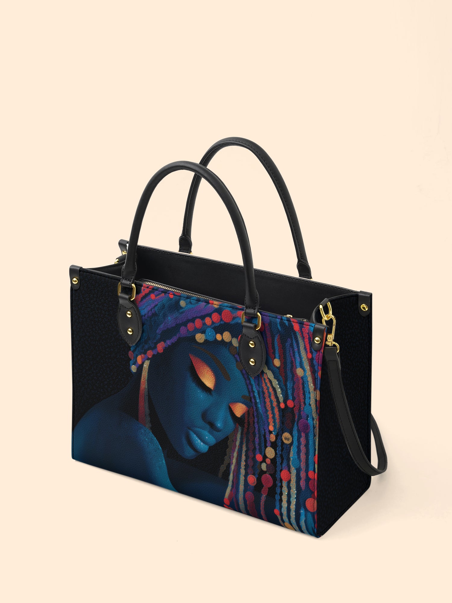 Sable Spell Premium Leather Handbag QR0XD081