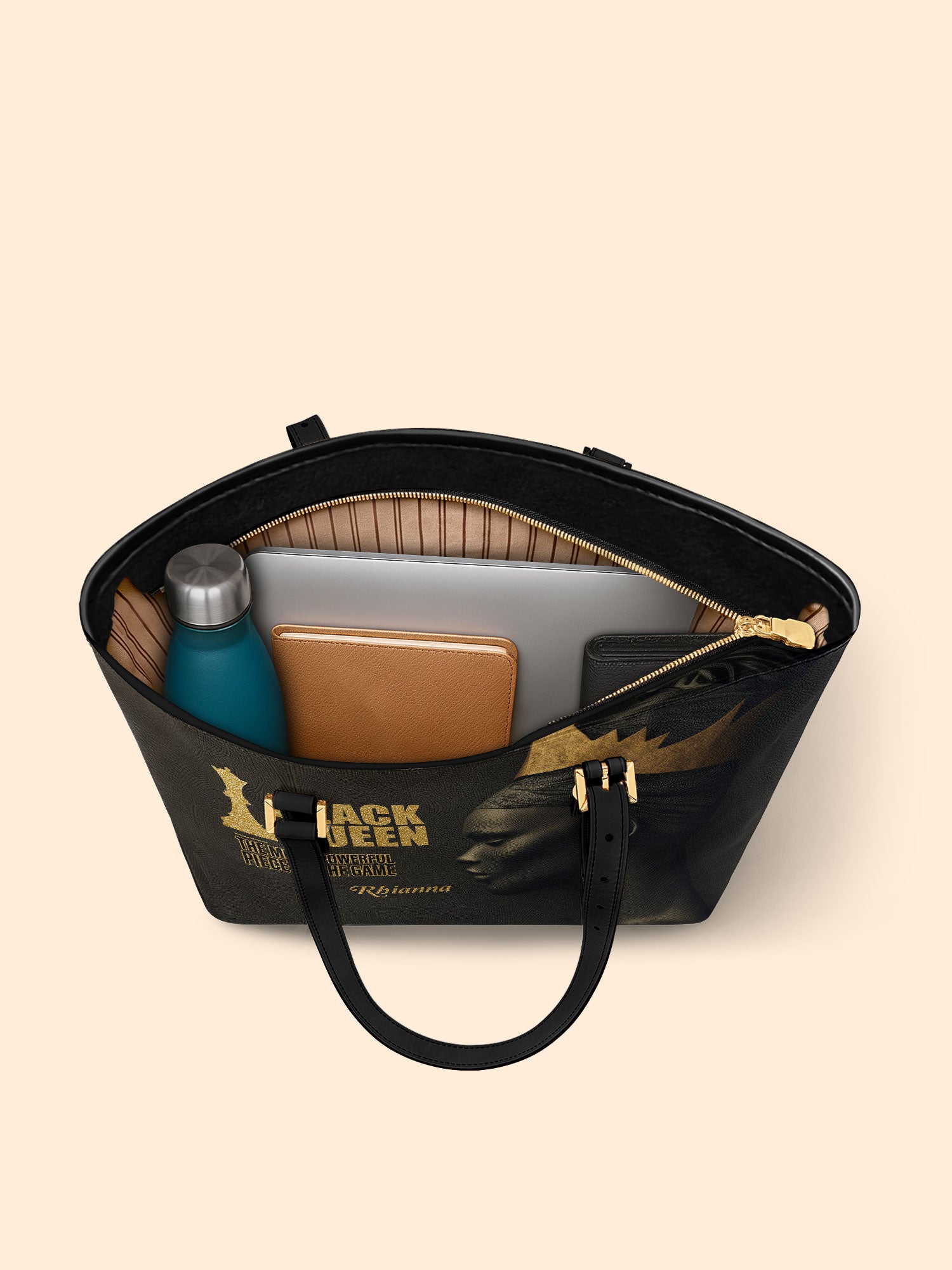 Royal Strategy Sleek Leather Tote