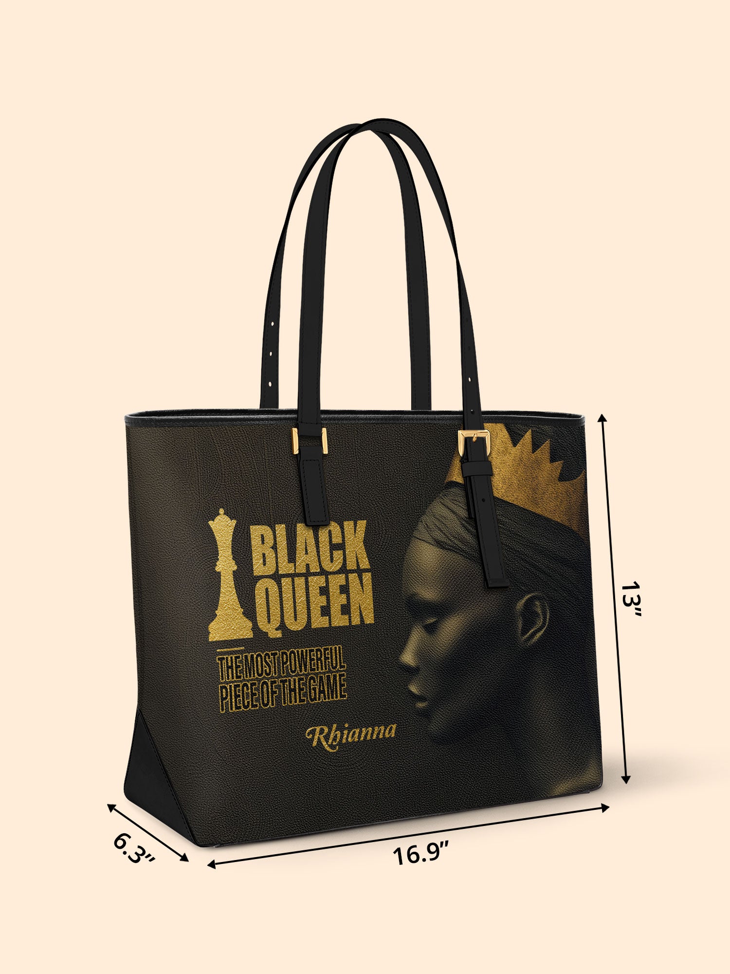 Royal Strategy Sleek Leather Tote