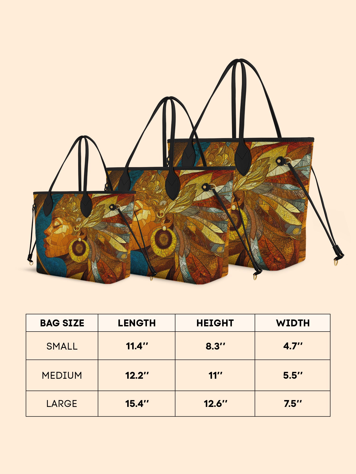 Solar Mosaic Classic Shopper Tote QR0TV004