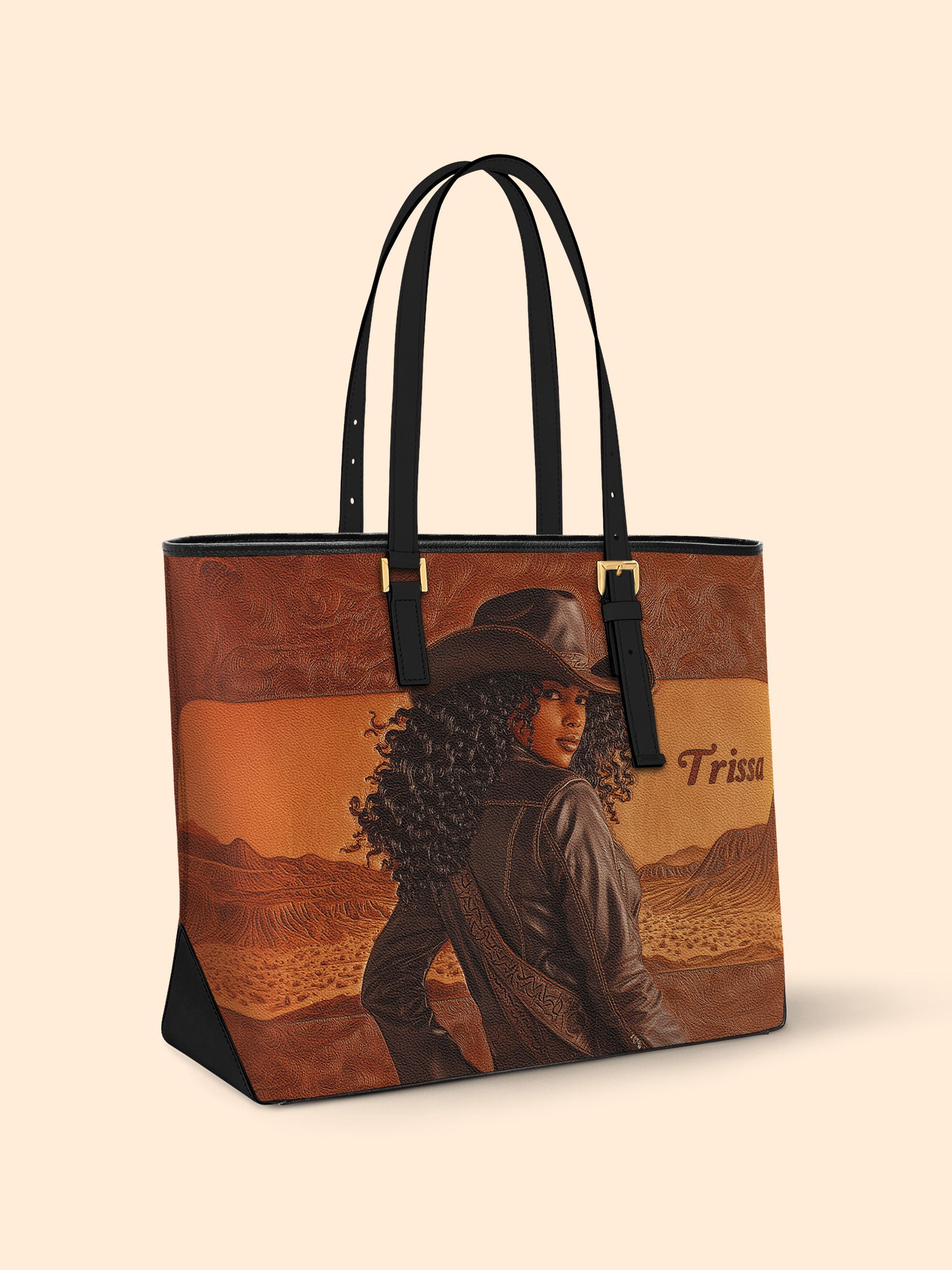 Cowgirl Spirit Sleek Leather Tote