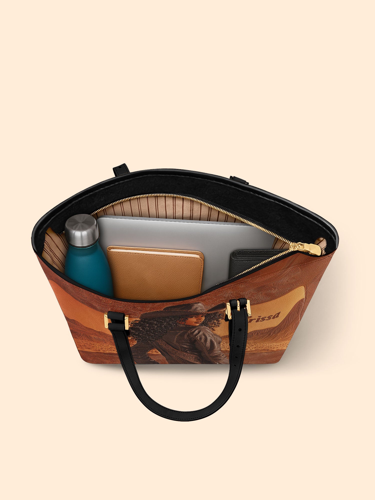 Cowgirl Spirit Sleek Leather Tote