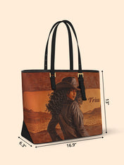 Cowgirl Spirit Sleek Leather Tote