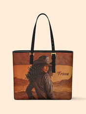 Cowgirl Spirit Sleek Leather Tote