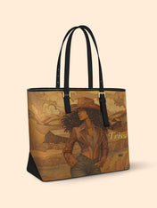 Ebony Rider Sleek Leather Tote