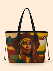 Afrocentric Elegance Classic Shopper Tote