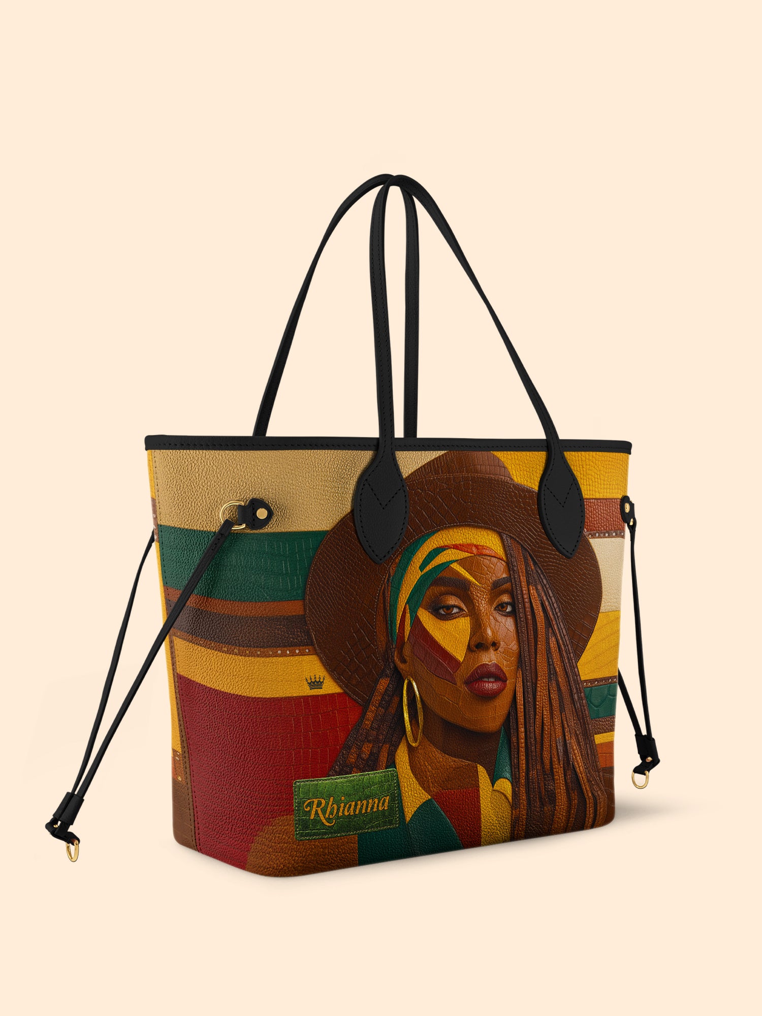 Afrocentric Elegance Classic Shopper Tote