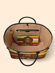 Afrocentric Elegance Classic Shopper Tote