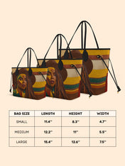 Afrocentric Elegance Classic Shopper Tote