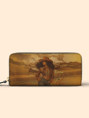 Ebony Rider Slimline Zippy Wallet