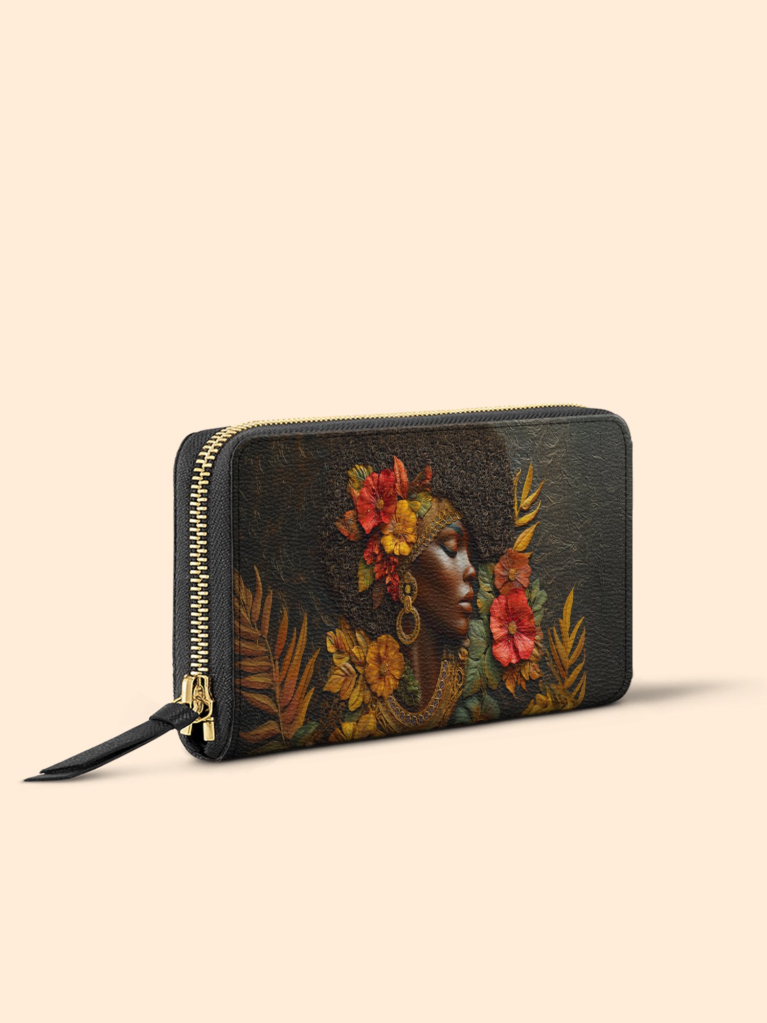 Floral Grace Slimline Zippy Wallet QR0XD034
