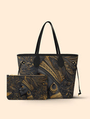 Melanin Raised Classic Shopper Tote QR0TD027