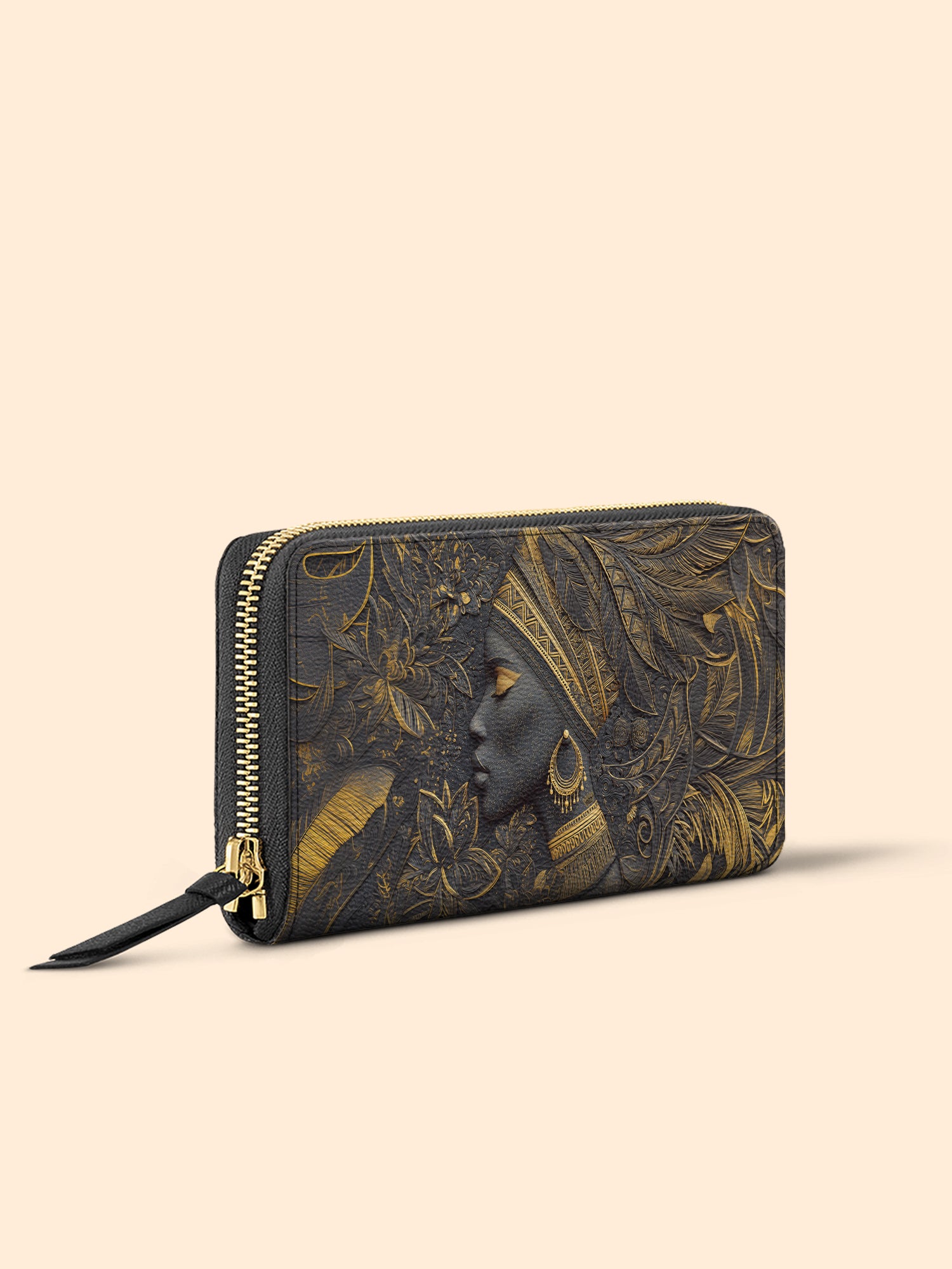 Melanin Raised Slimline Zippy Wallet QR0TD048
