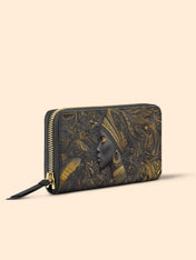 Melanin Raised Slimline Zippy Wallet QR0TD048