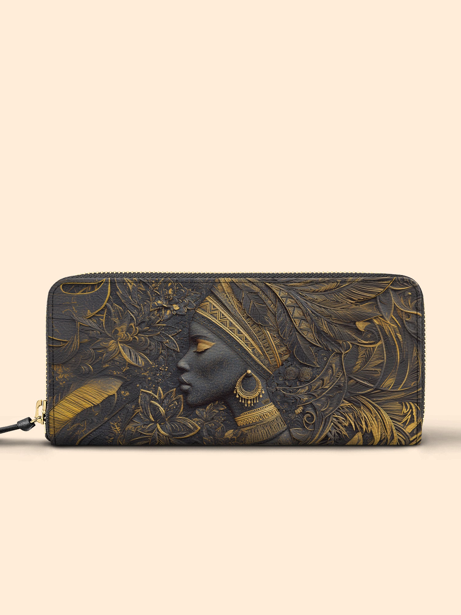 Melanin Raised Slimline Zippy Wallet QR0TD048