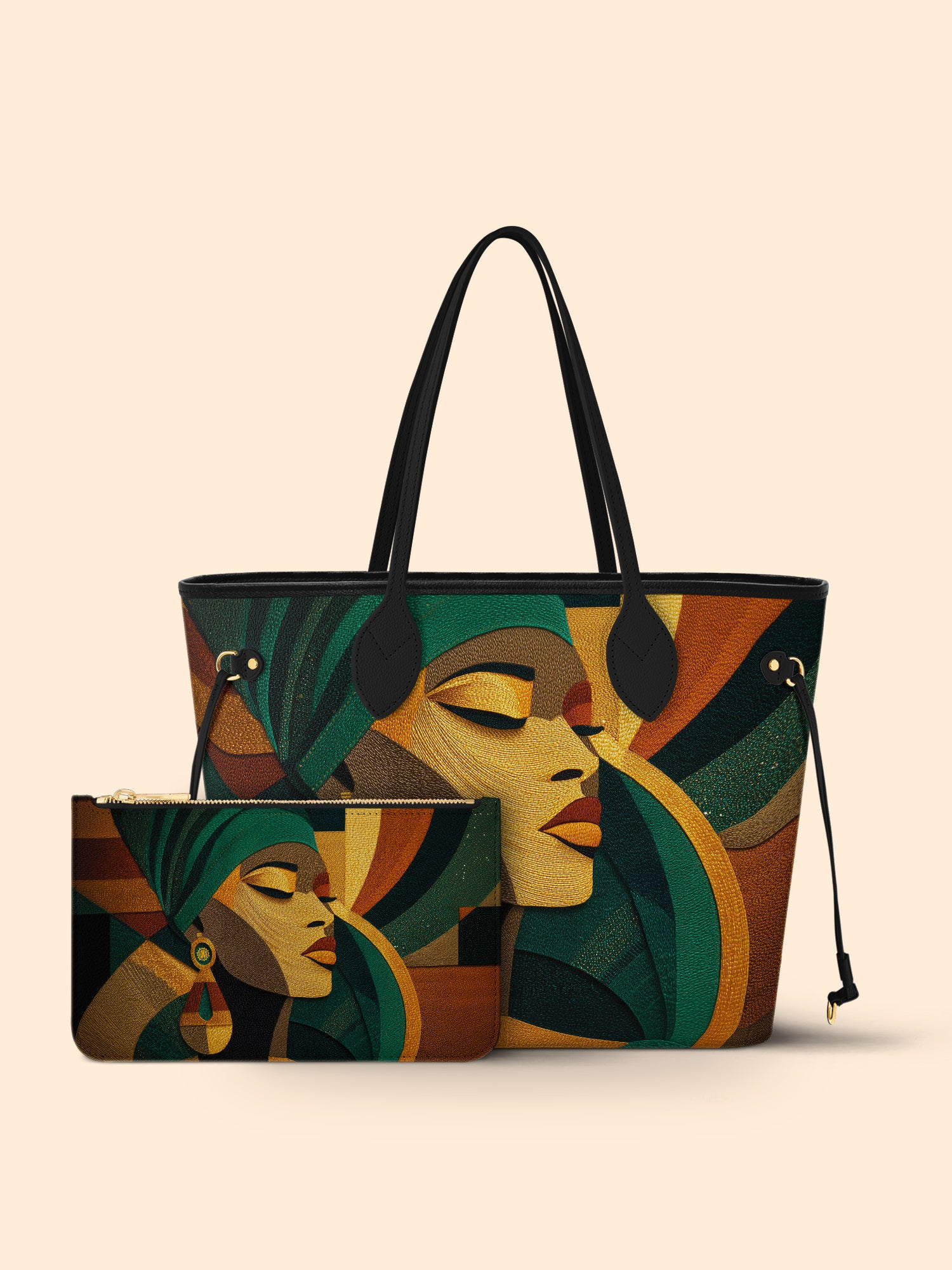 Ancestral Fold Classic Shopper Tote QR0XD061