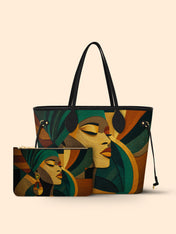 Ancestral Fold Classic Shopper Tote QR0XD061