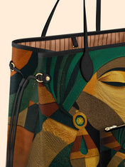 Ancestral Fold Classic Shopper Tote QR0XD061