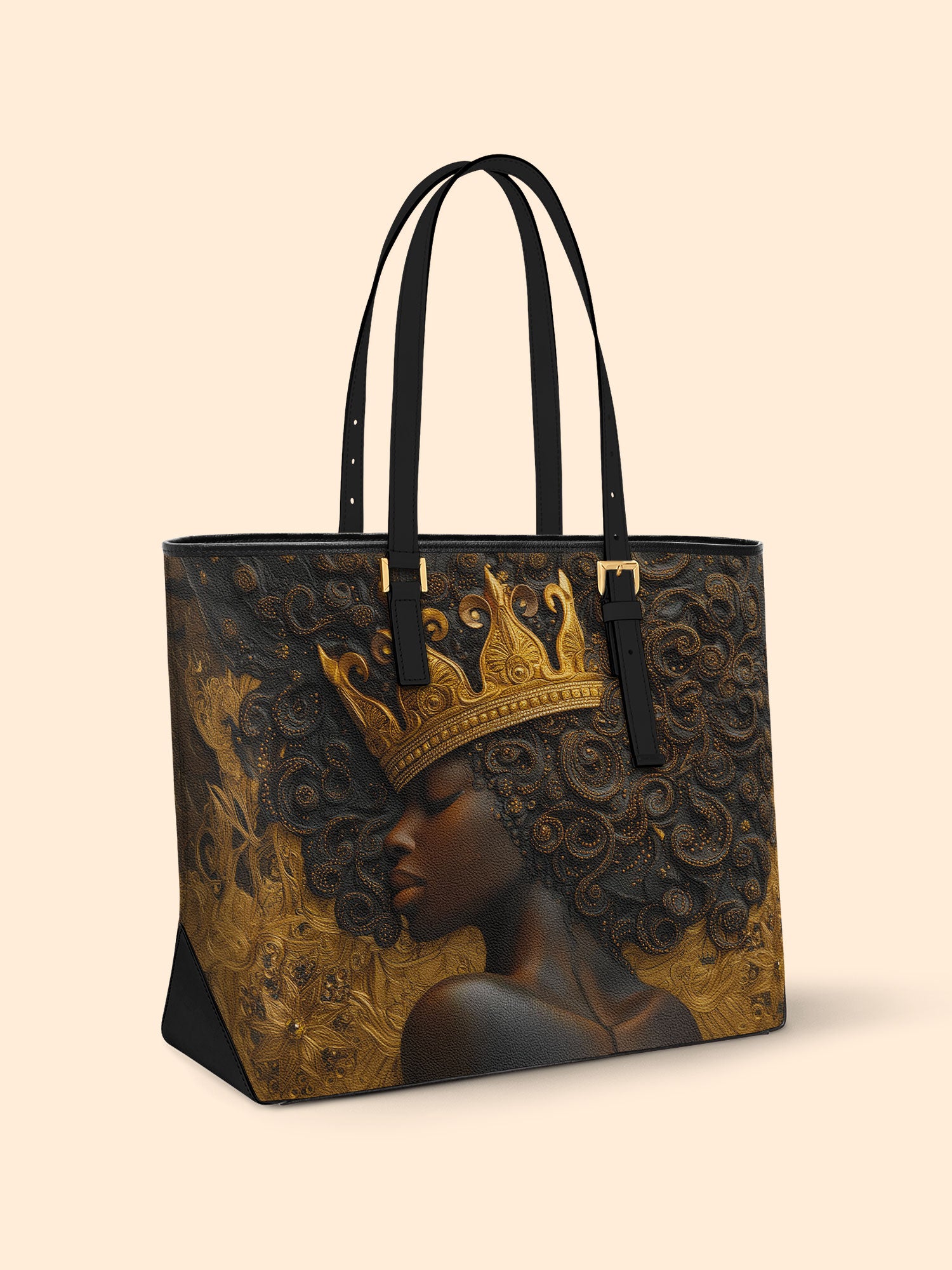 Ubuntu Queen Sleek Leather Tote QR0XD124