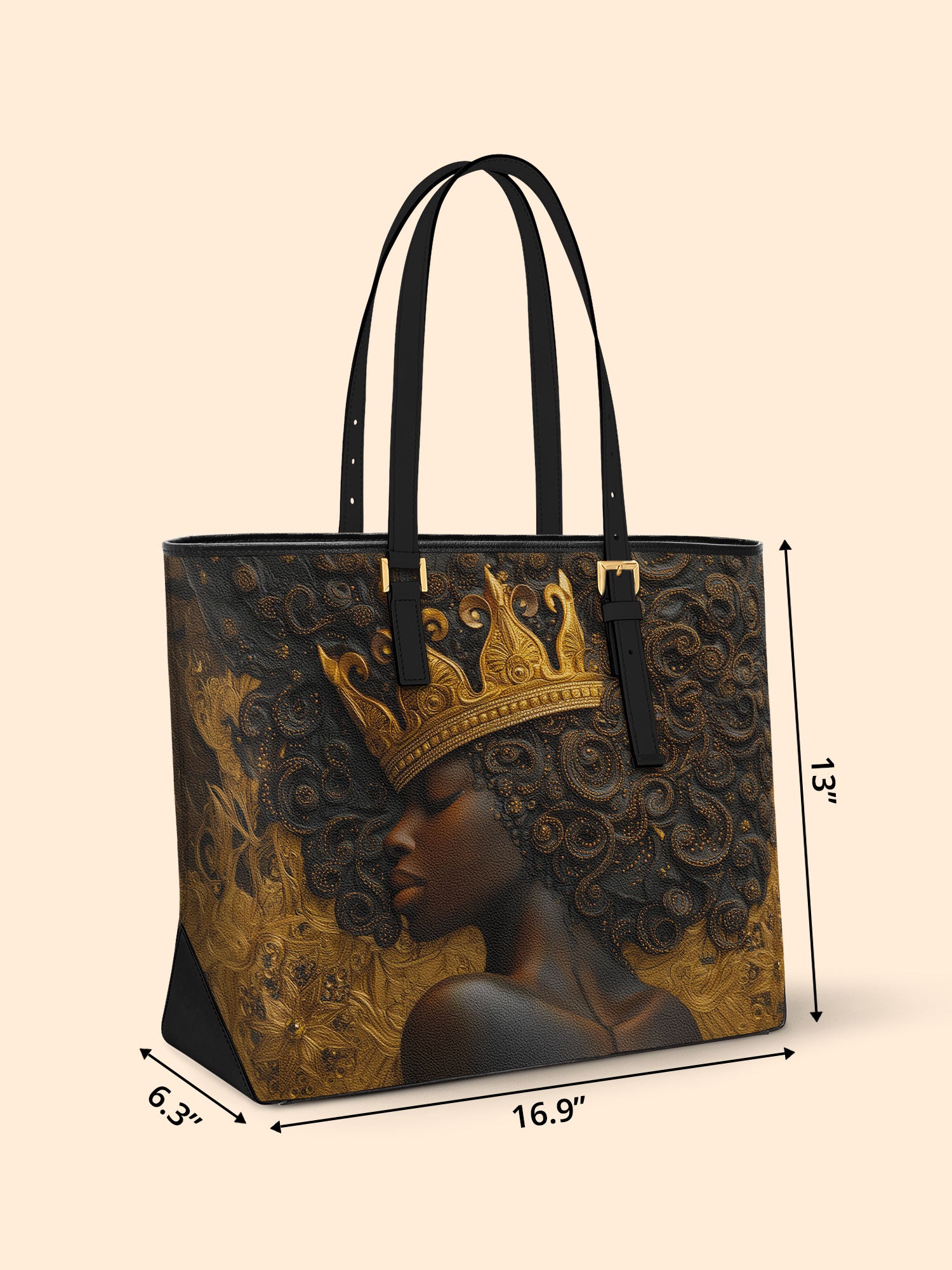 Ubuntu Queen Sleek Leather Tote QR0XD124