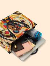 Bold Black Woman Premium Leather Handbag QR0XD110