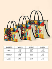 Afrobeat Pulse Premium Leather Handbag QR0XD145