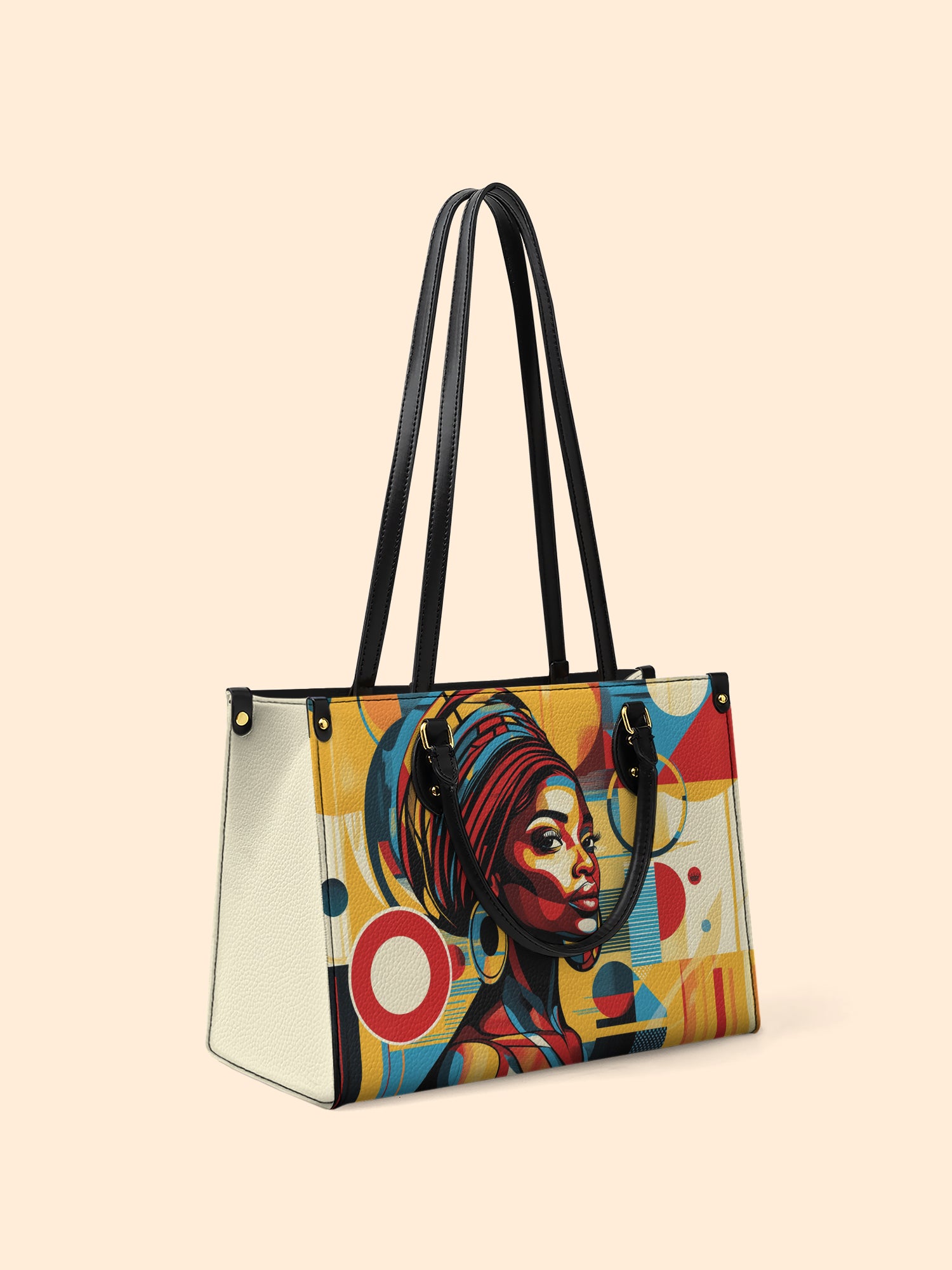 Afrobeat Pulse Premium Leather Handbag QR0XD145