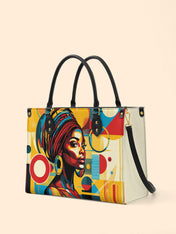 Afrobeat Pulse Premium Leather Handbag QR0XD145