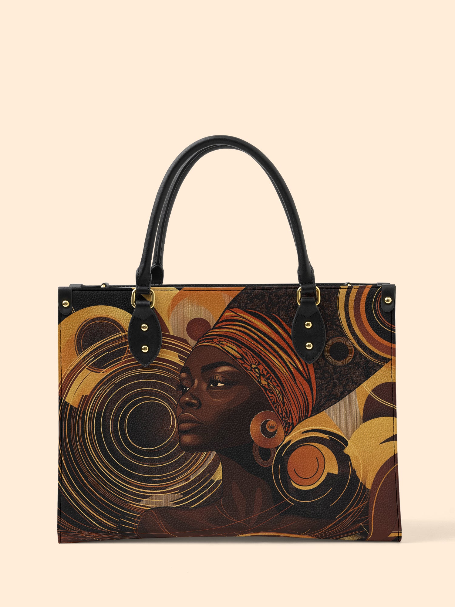 Celestial Rhythm Premium Leather Handbag QR0XD147