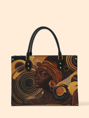 Celestial Rhythm Premium Leather Handbag QR0XD147