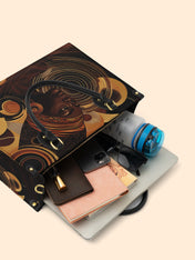 Celestial Rhythm Premium Leather Handbag QR0XD147