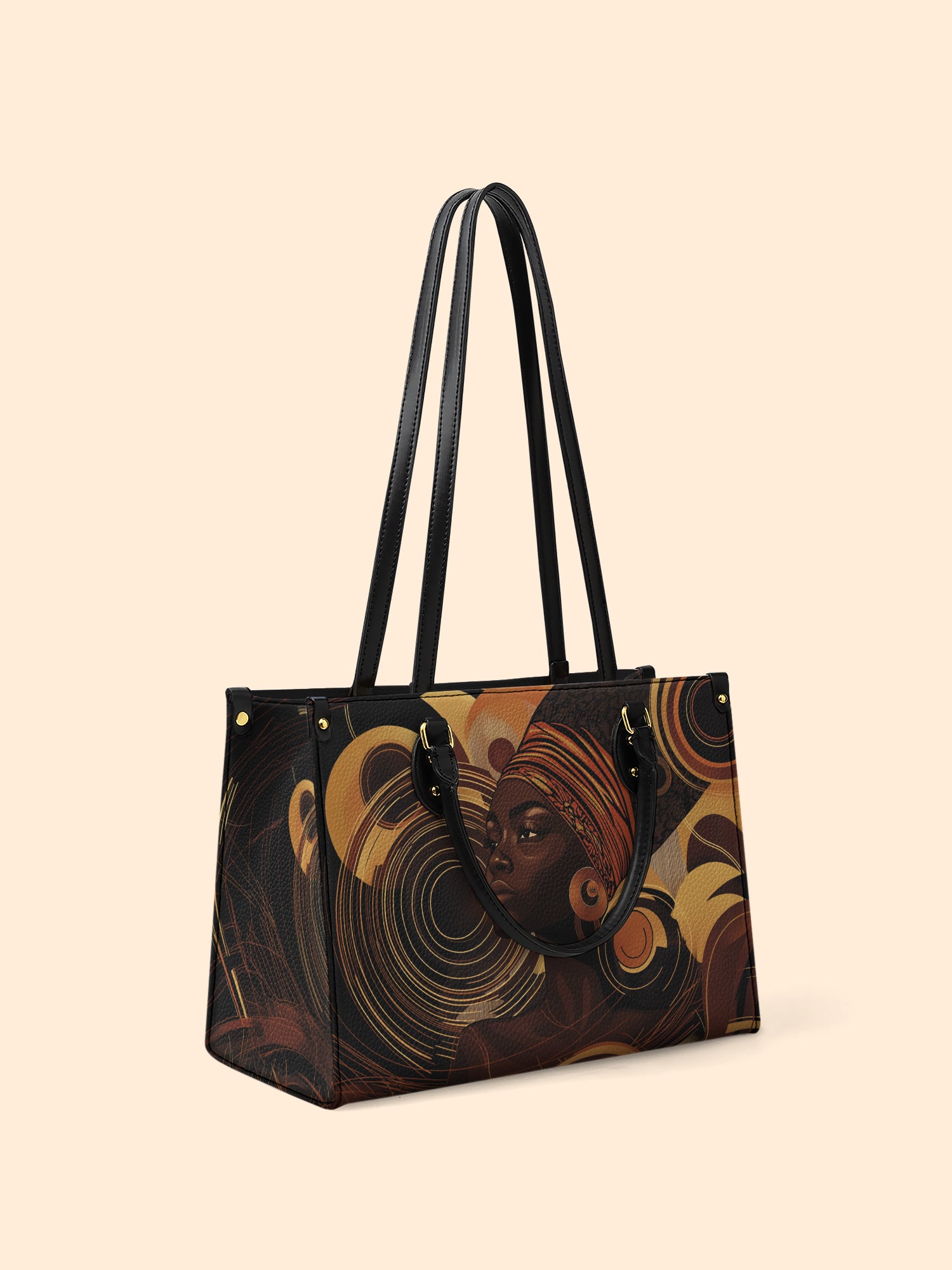 Celestial Rhythm Premium Leather Handbag QR0XD147