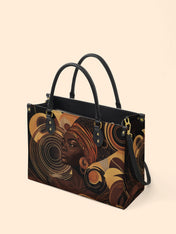 Celestial Rhythm Premium Leather Handbag QR0XD147