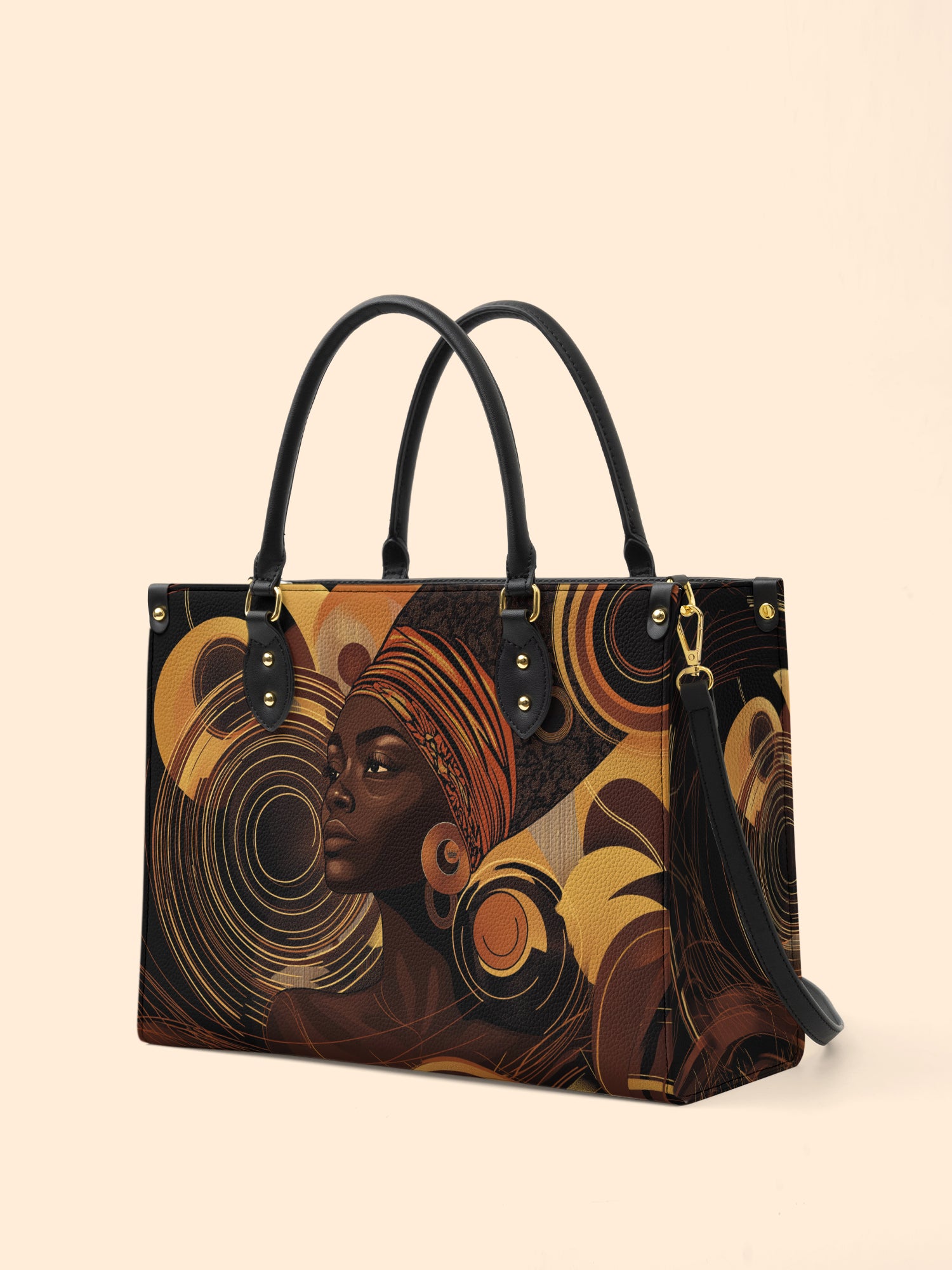 Celestial Rhythm Premium Leather Handbag QR0XD147