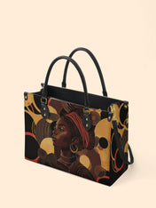 Ebony Beauty Premium Leather Handbag QR0XD142
