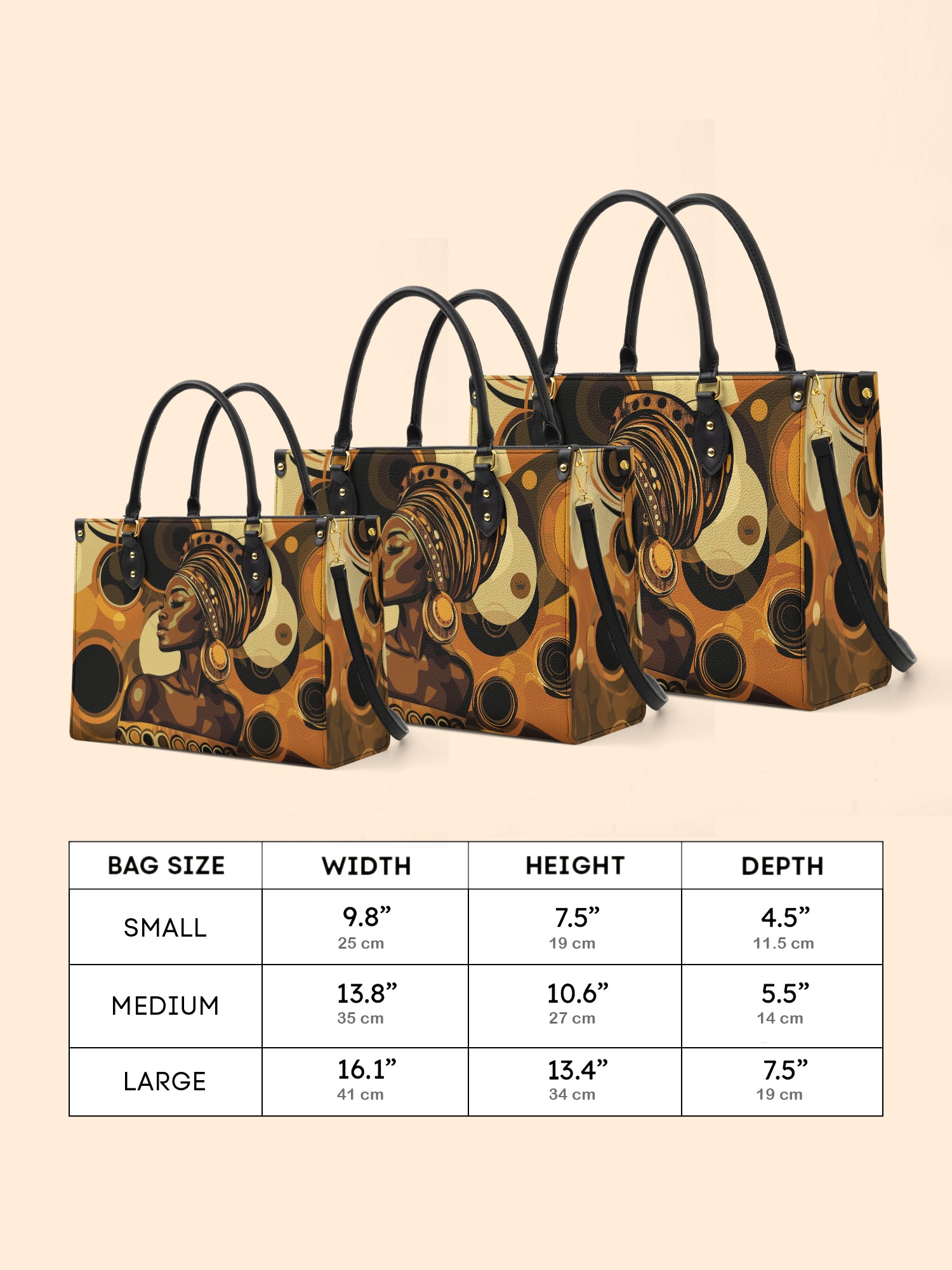 Golden Orbit Premium Leather Handbag QR0XD146