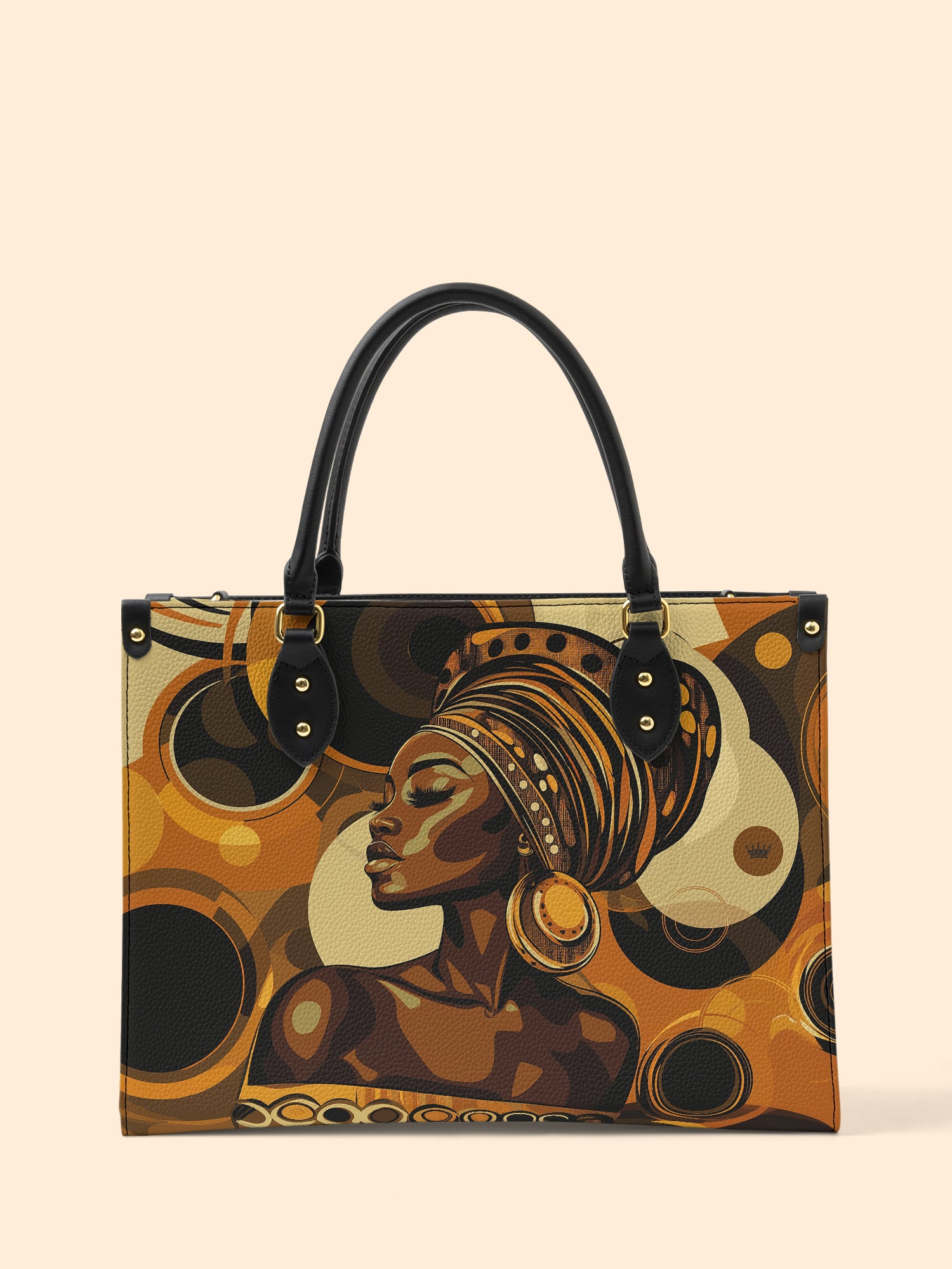 Golden Orbit Premium Leather Handbag QR0XD146