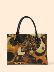 Golden Orbit Premium Leather Handbag QR0XD146