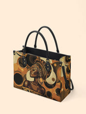 Golden Orbit Premium Leather Handbag QR0XD146