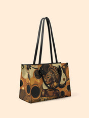 Golden Orbit Premium Leather Handbag QR0XD146