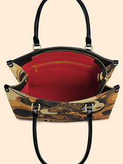 Golden Orbit Premium Leather Handbag QR0XD146