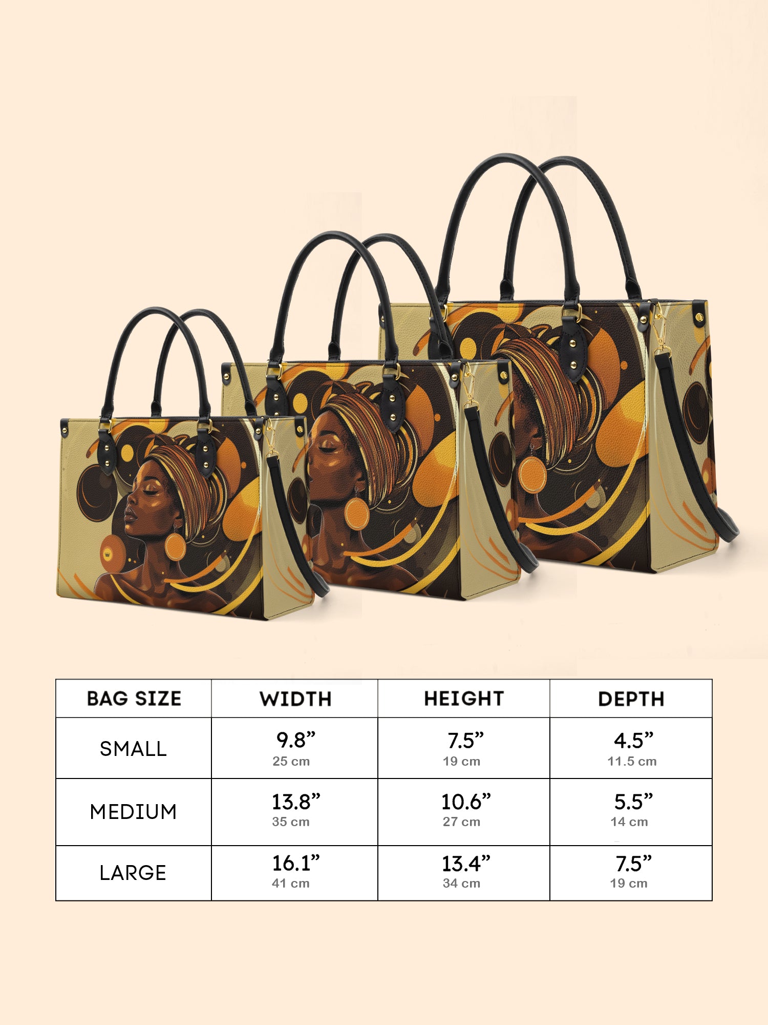 Solar Empress Premium Leather Handbag QR0XD144