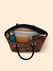 Dust & Glory Sleek Leather Tote QR0TD077