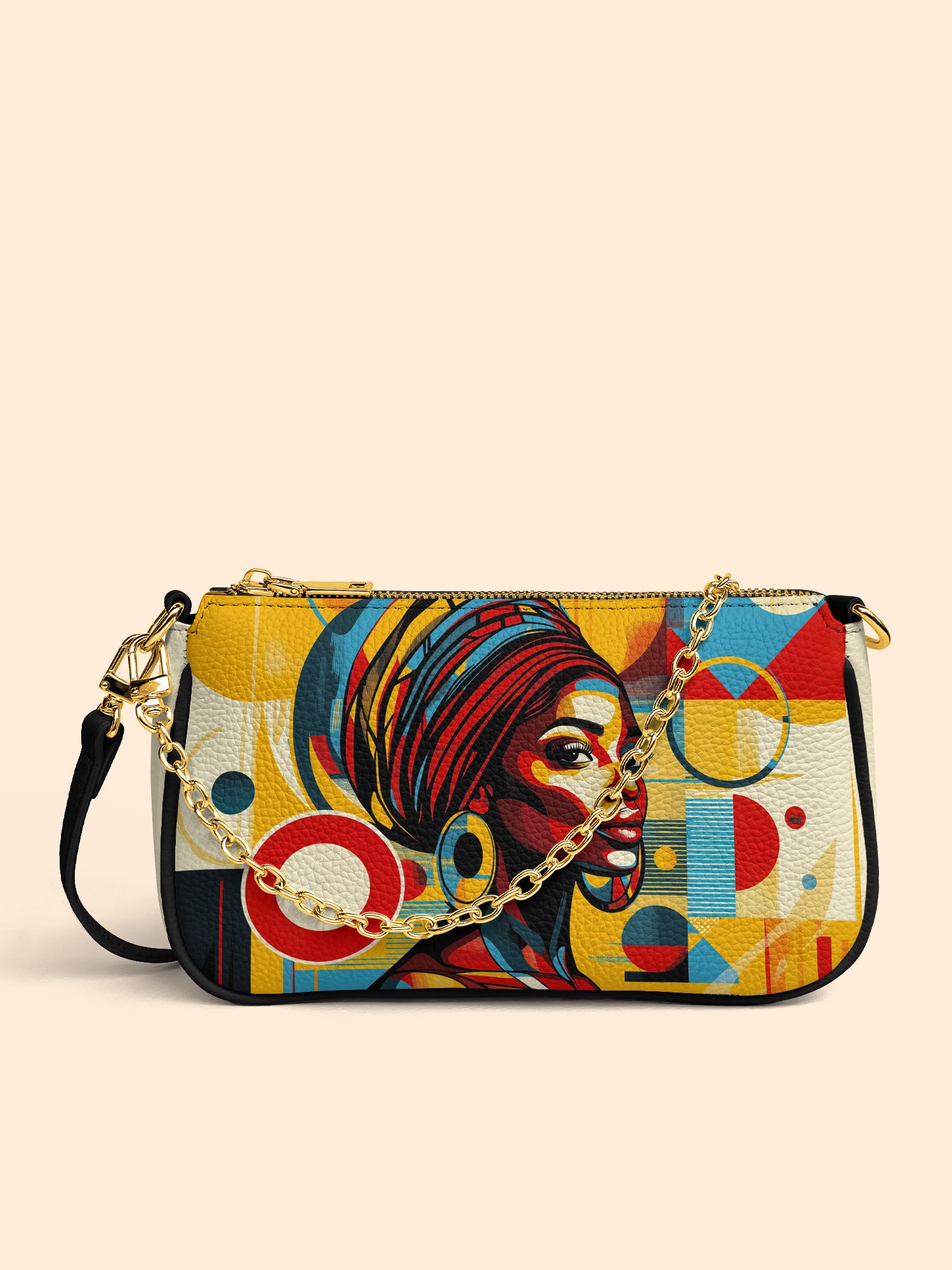 Afrobeat Pulse Classic Zip Pochette QR0XD152