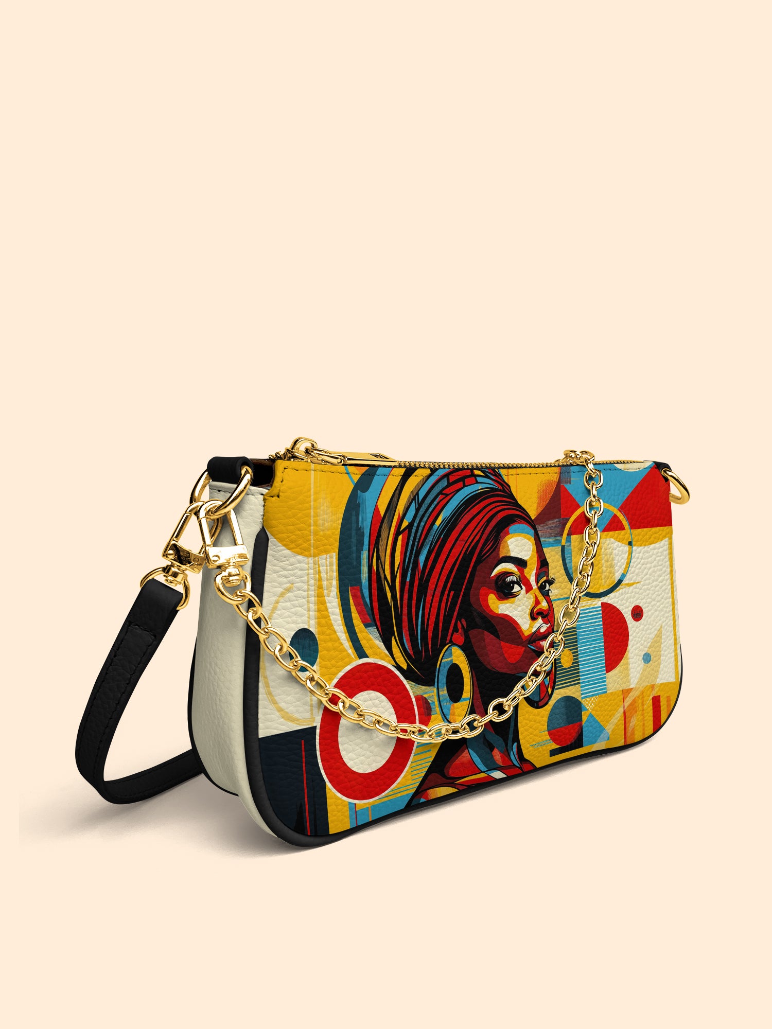 Afrobeat Pulse Classic Zip Pochette QR0XD152
