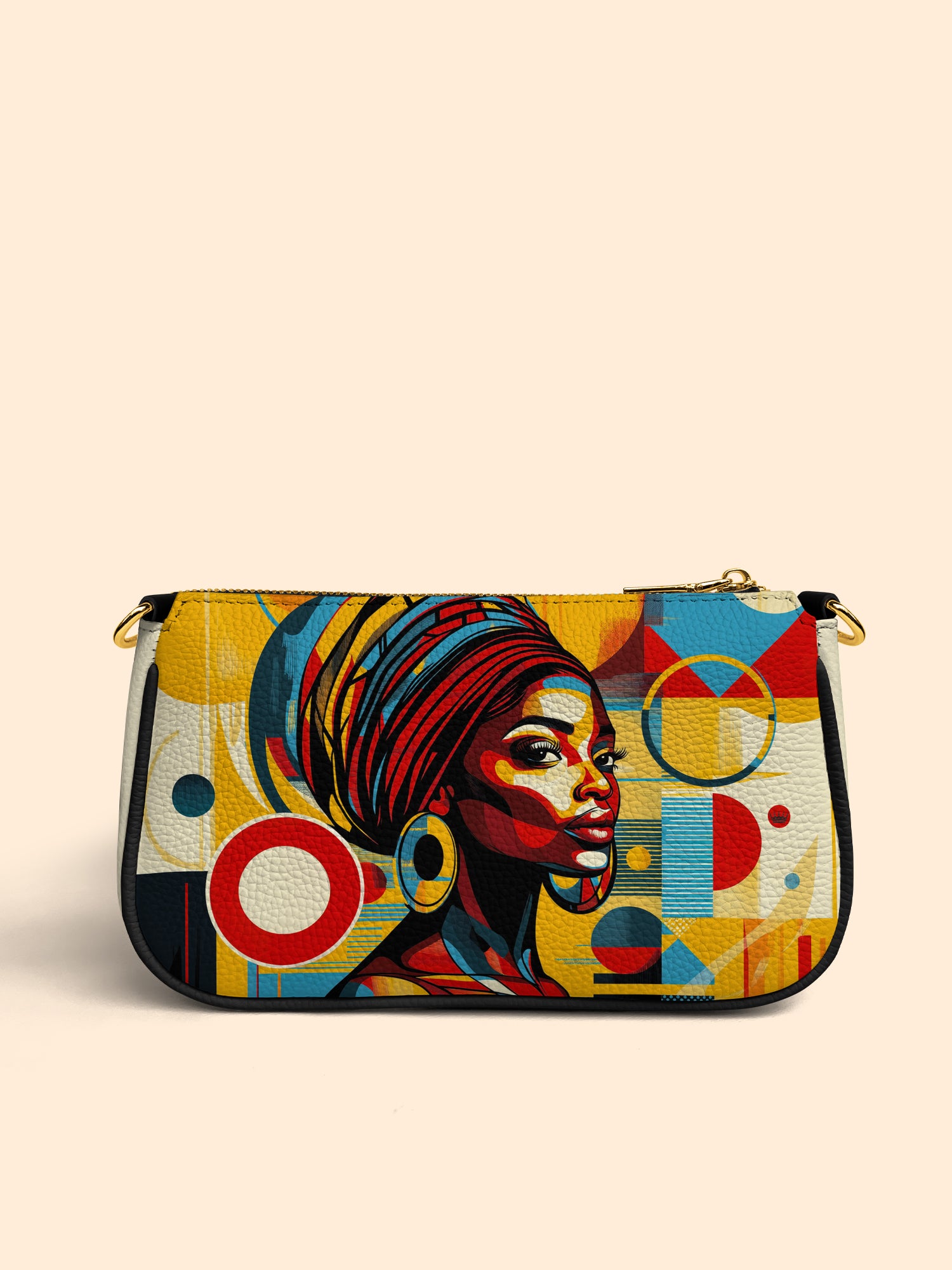 Afrobeat Pulse Classic Zip Pochette QR0XD152