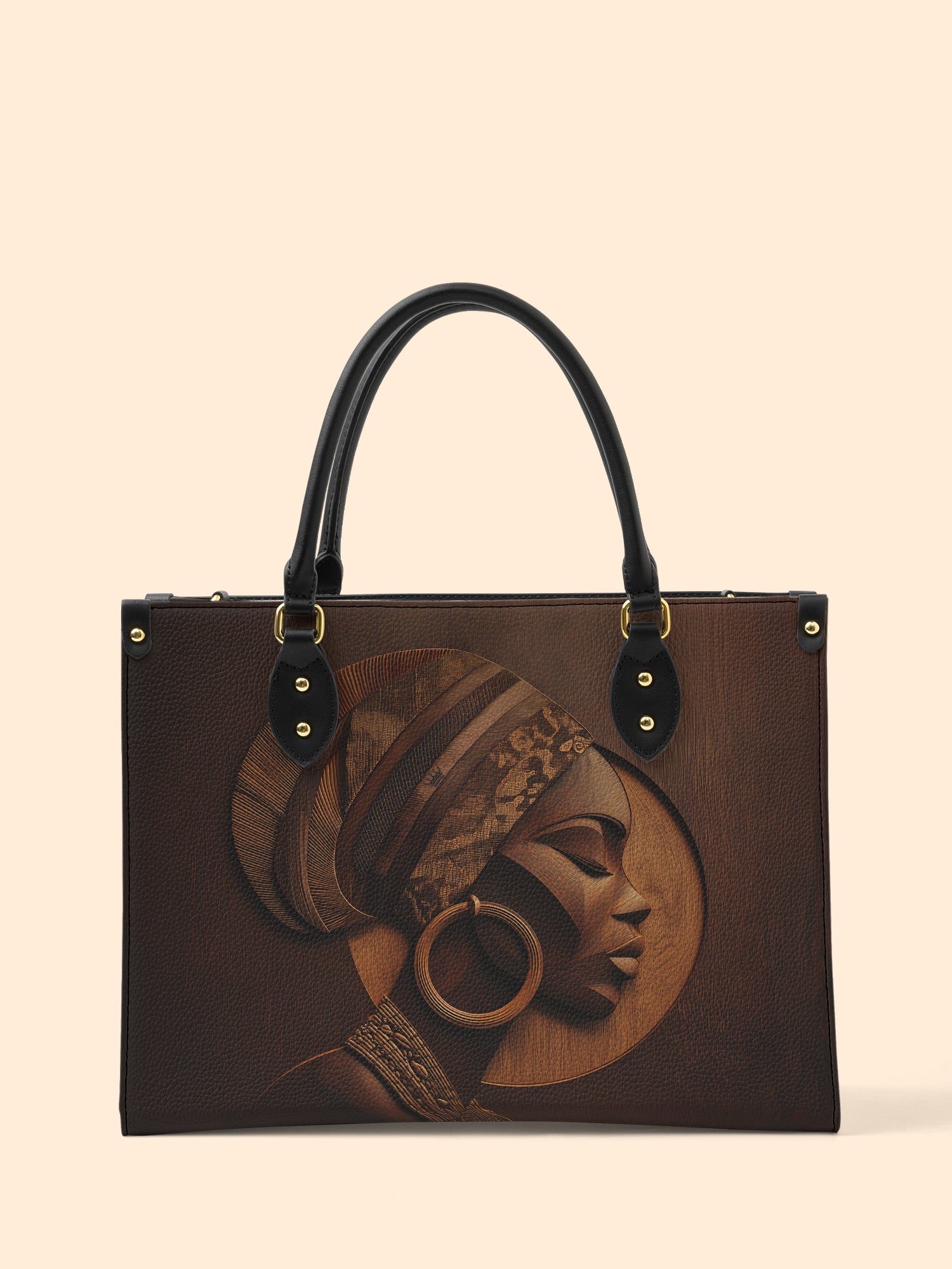 Afrique Oak Premium Leather Handbag QR0XD128