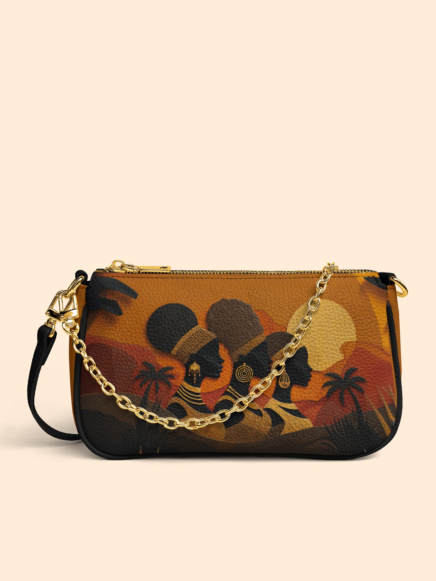 Three African Queens Classic Zip Pochette QR0HH029