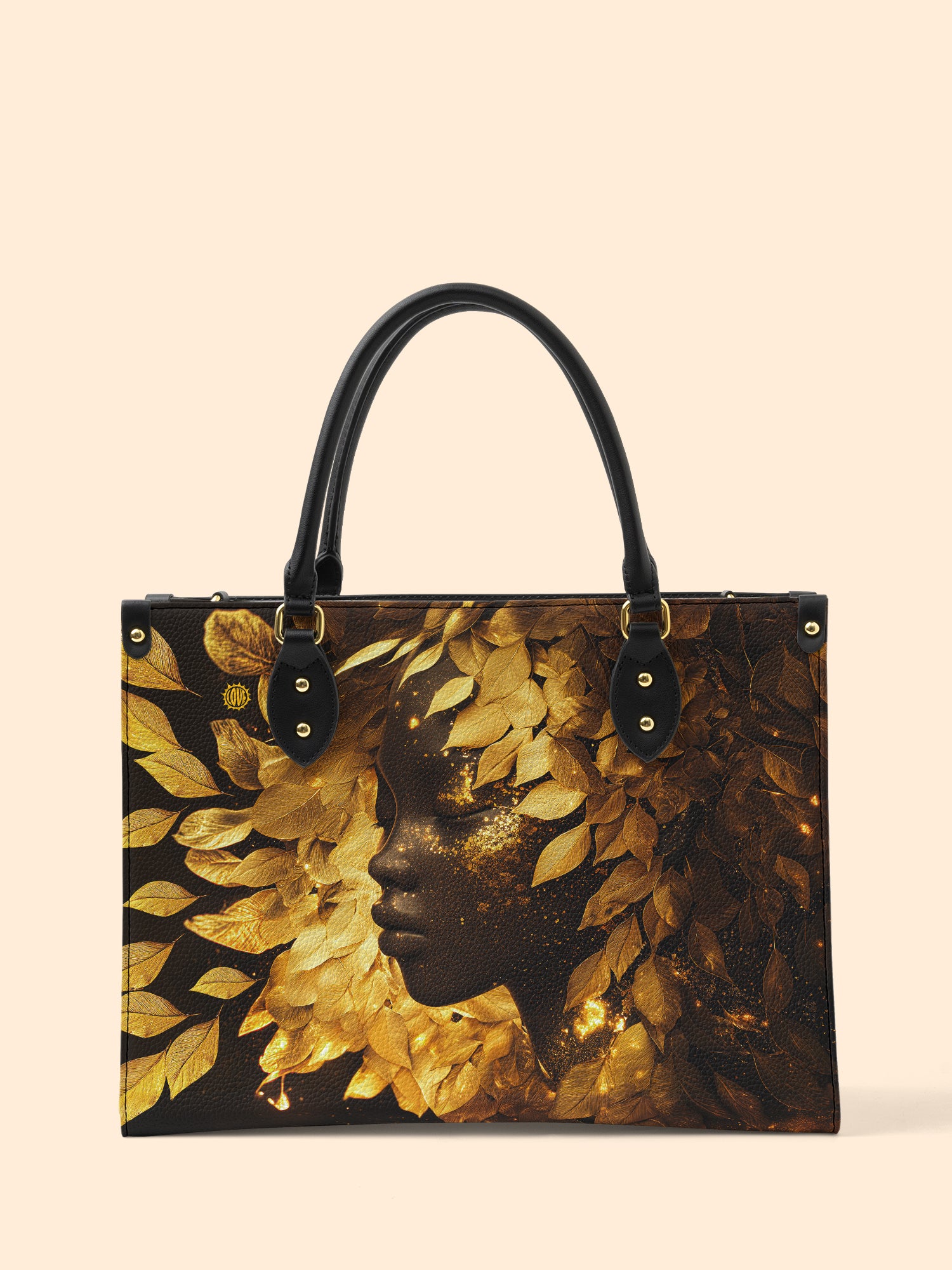 Leaves Woman Premium Leather Handbag QR0XD233