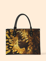 Leaves Woman Premium Leather Handbag QR0XD233